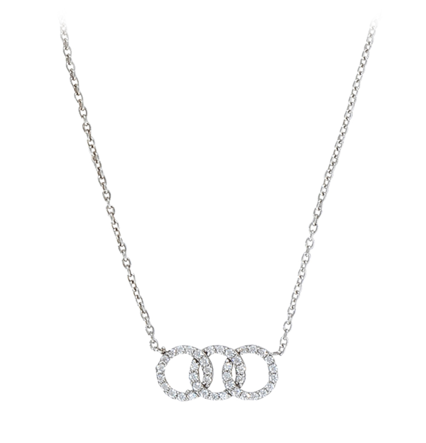 Collier Circle of Life Silber
