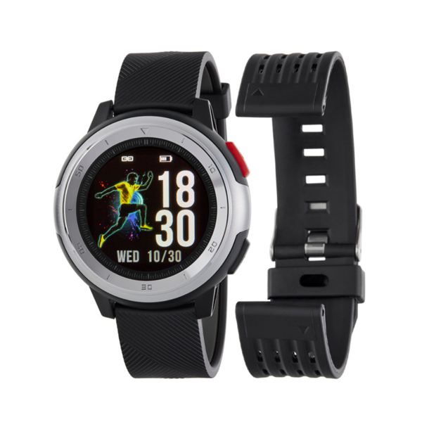 MAREA Smart Smartwatch Kunststoff schwarz/silber B58002/2