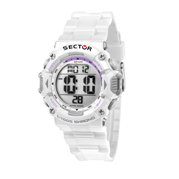 SECTOR EX-32 Digital-Uhr R3251544004 weiß